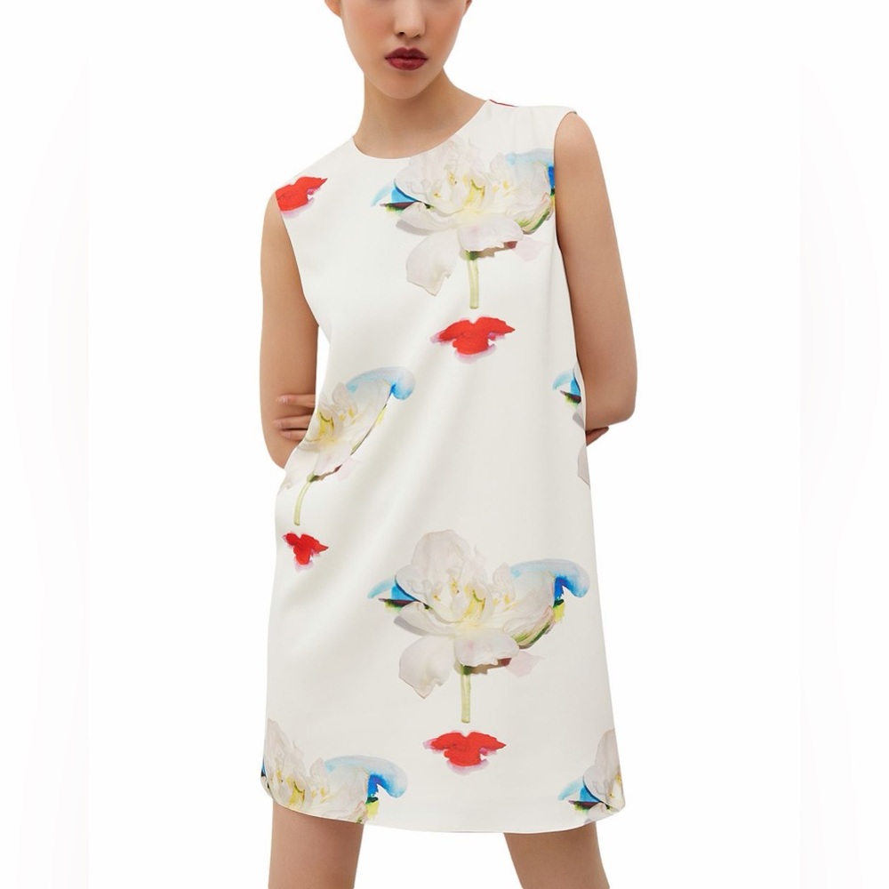 Marella Bingo floral print shift mini dress